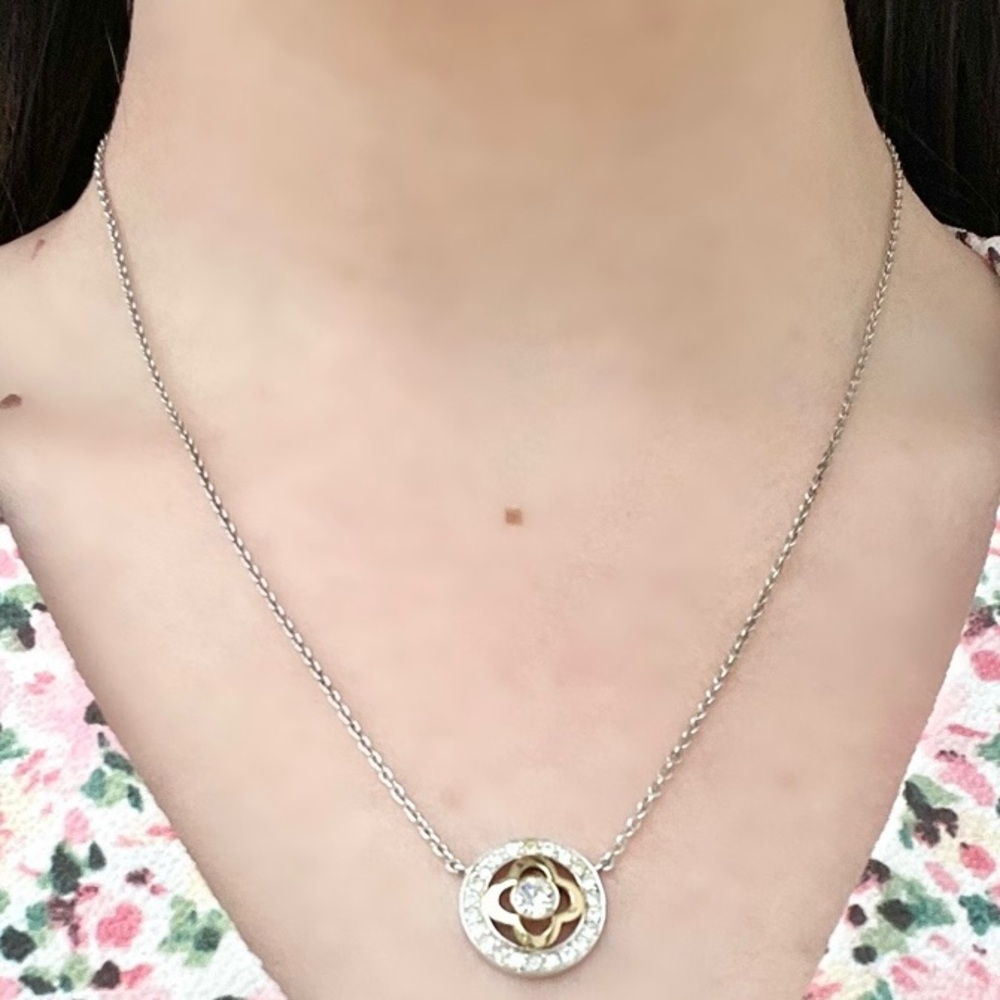 Vintage Sterling Silver Stella & Dot Adjustable Hook On Closure Necklace